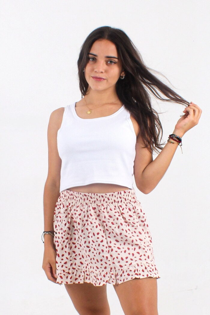 falda chalis blanco